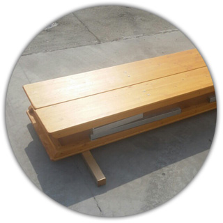 Összecsukva a sörpad