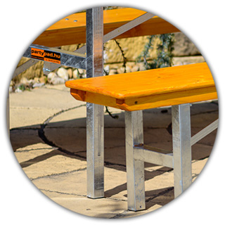 Asztal és pad lábak